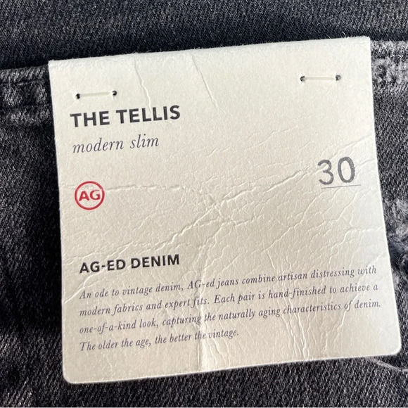 AG The Tellis Modern Slim Black Distressed Jeans - Picture 13 of 13